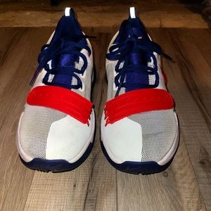 Nike PG 1 Sneakers, Boys 5.5, Red-White & Blue